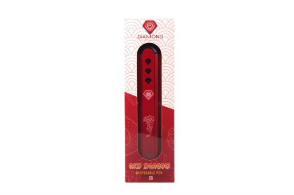 Red Dragon - 2g - Diamond Concentrates Disposable Vape Pen