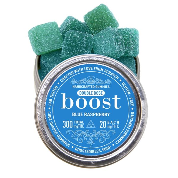 Boost THC Blue Raspberry Gummies