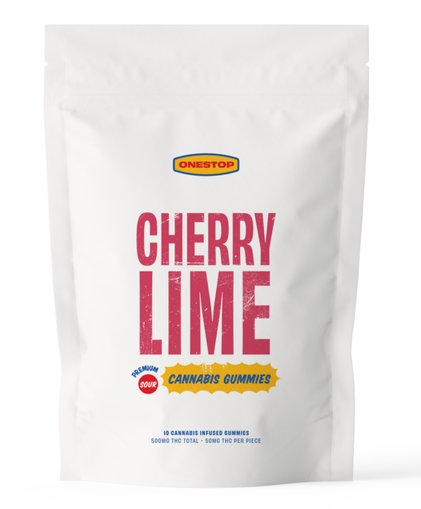 OneStop - Sour Cherry Lime THC Gummies 500mg