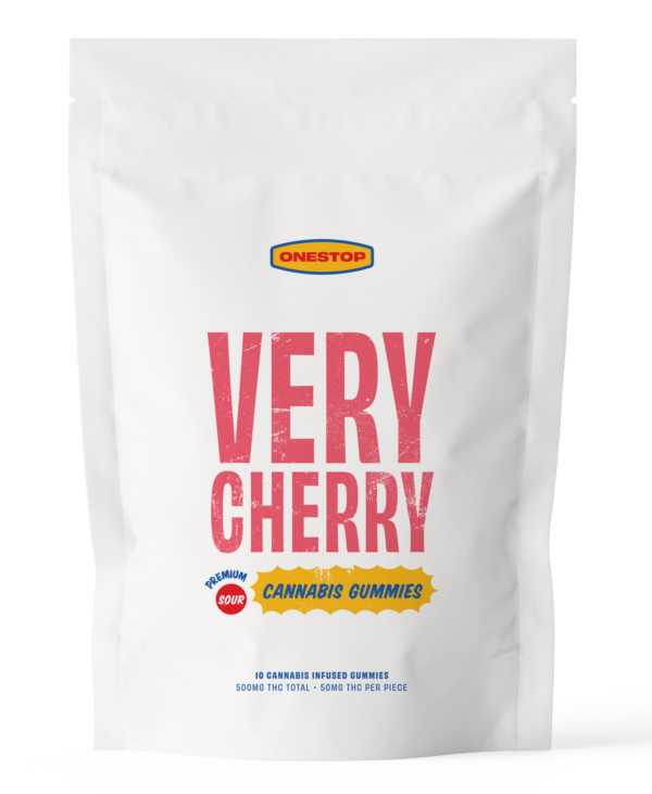 OneStop - Sour Very Cherry THC Gummies 500mg