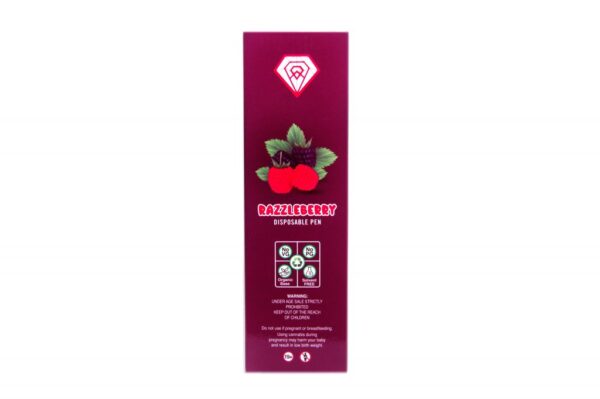 Razzleberry - 2g - Diamond Concentrates Disposable Vape Pen - Image 2