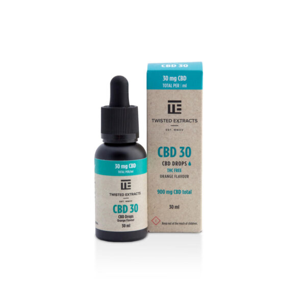 CBD 30 Oil Drops (900 Mg CBD) by Twisted Extracts