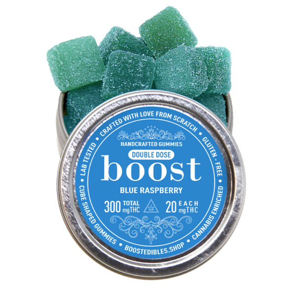 Boost THC Blue Raspberry Gummies