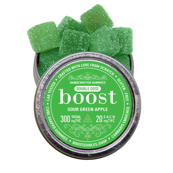 Boost THC Sour Green Apple Gummies