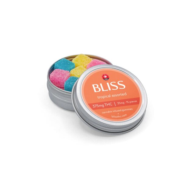 Bliss - Tropical Assorted Gummies (375mg)