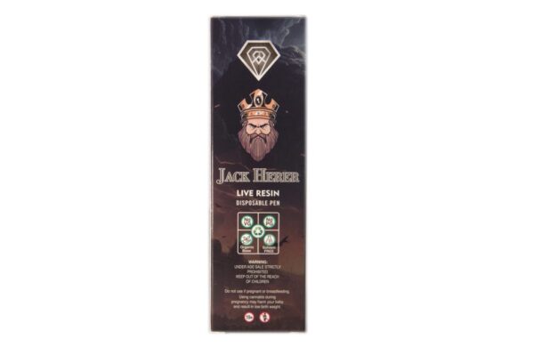 Jack Herer Live Resin- 2g - Diamond Concentrates Disposable Vape Pen - Image 2